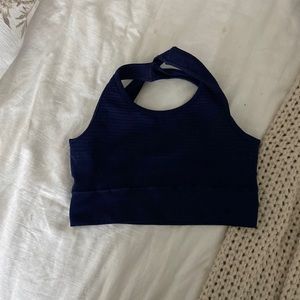 Alphalete Vault Sports Bra - Navy